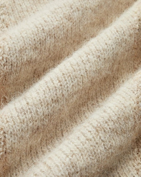 Cardigan Donna in Misto Lana con Bottoni a Cuore