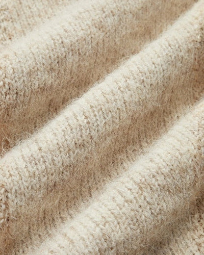 Cardigan Donna in Misto Lana con Bottoni a Cuore