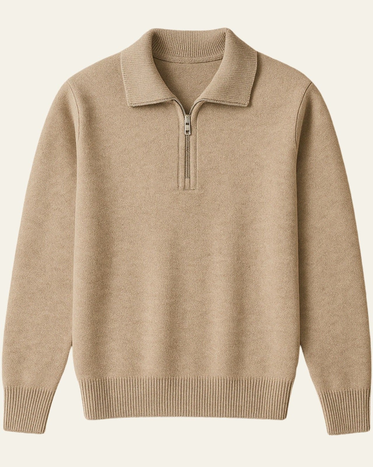 Maglione Uomo in Cashmere con Zip Morbido Raffinato Avvolgente