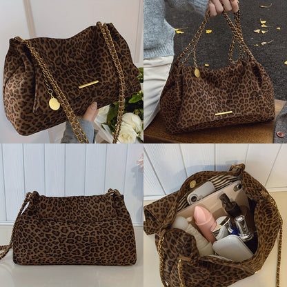 Greta | Borsa a Tracolla Donna con Stampa Leopardata