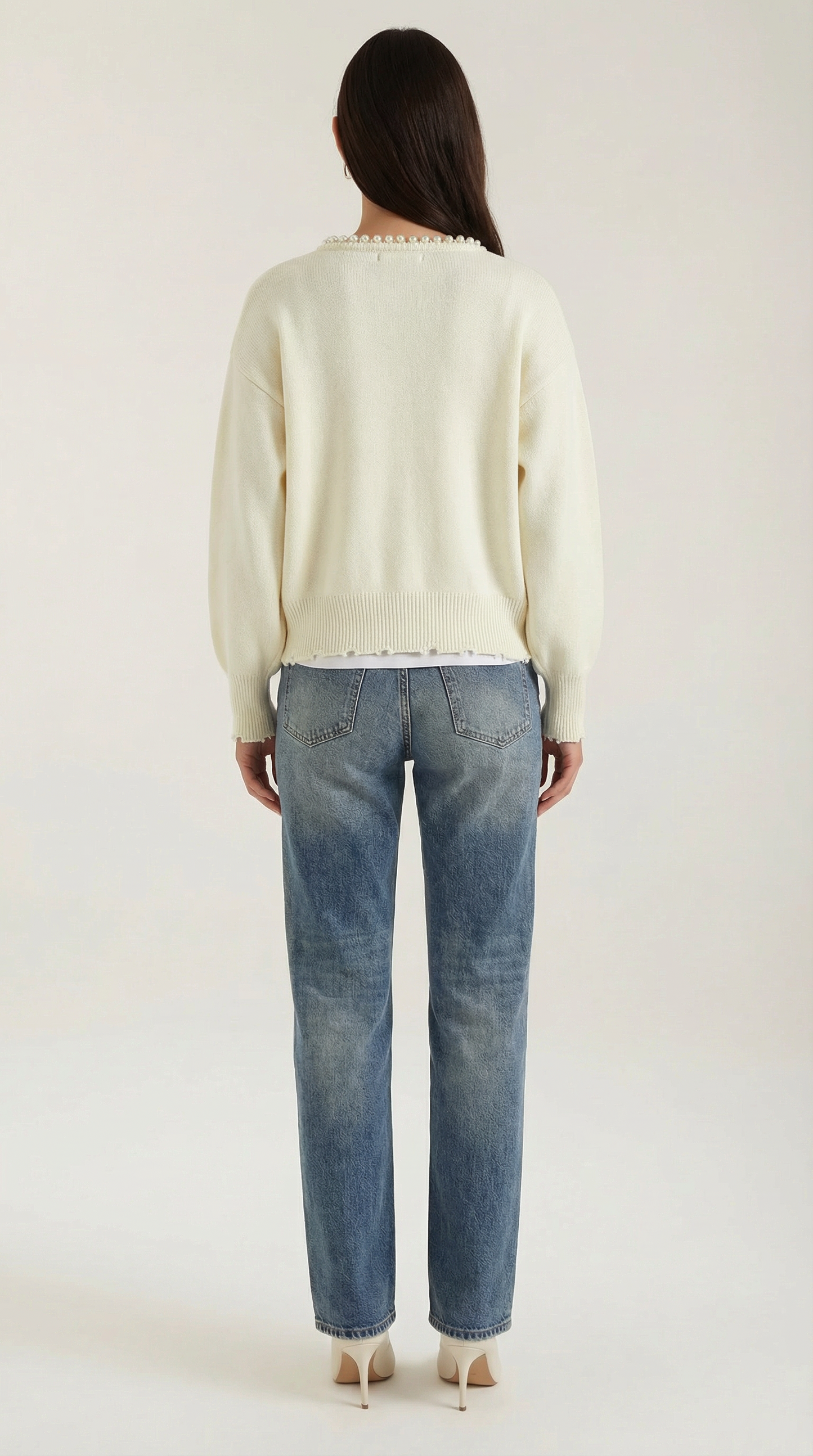 Cardigan Donna con Perle
