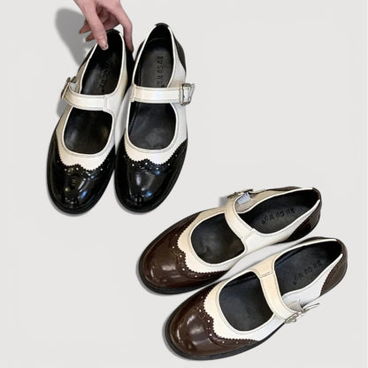 Scarpe Mary Jane Donna con Tacco Basso
