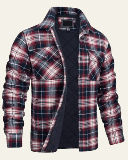 Giacca Camicia Uomo in Flanella Foderata