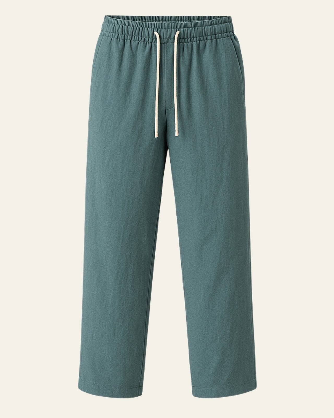 Pantaloni Uomo in Lino e Cotone Leggeri Stile Costiero