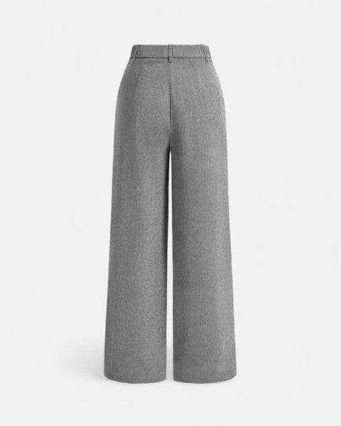 Pantaloni Donna in Velluto a Coste a Vita Alta