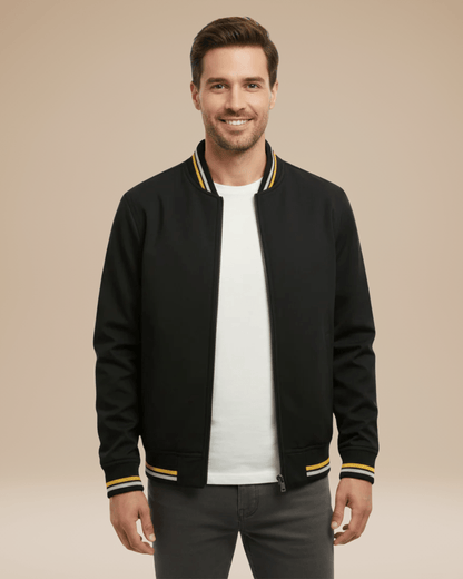 Bomber Uomo con Colletto a Costine