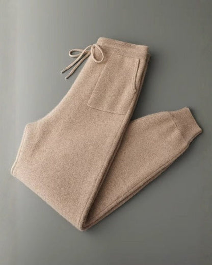 Jogger Uomo in Cashmere con Polsini