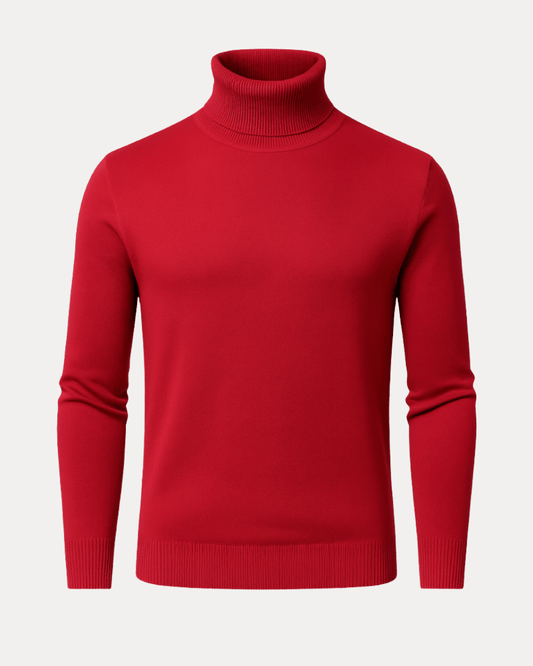 Maglione Dolcevita Uomo in Maglia Fine