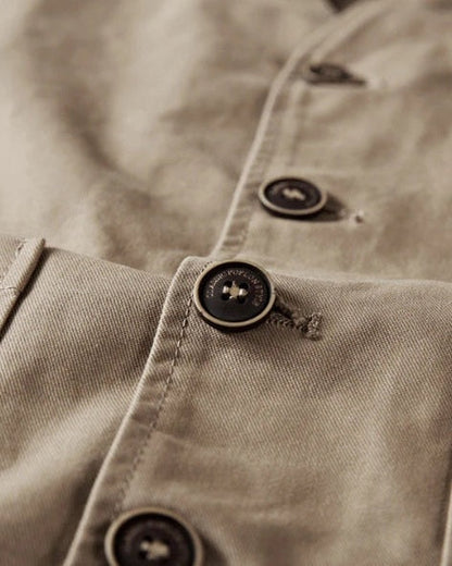 Gilet Uomo in Cotone Taglio Dritto