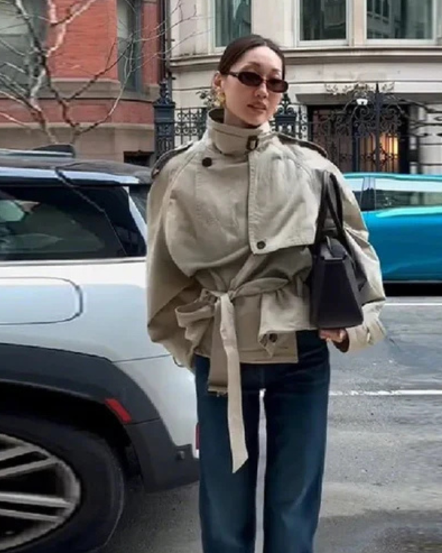 Trench Oversize Donna Stile Vintage