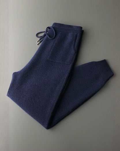 Jogger Uomo in Cashmere con Polsini