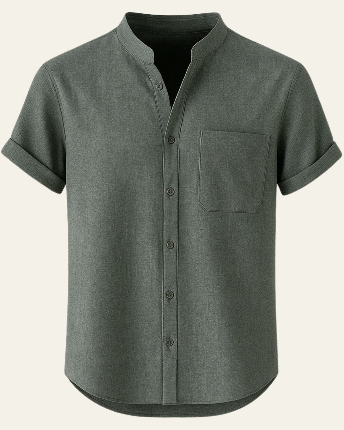 Camicia Uomo da Club Misto Poliestere Lino Raffinata