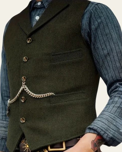 Gilet Uomo in Tweed