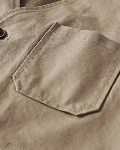 Gilet Uomo in Cotone Taglio Dritto