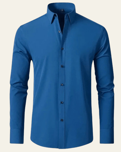 Camicia Uomo in Cotone Superficie Liscia Taglio Sartoriale
