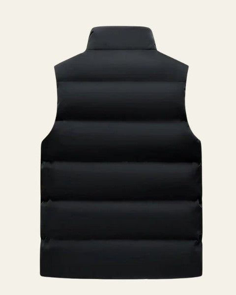 Gilet Uomo Trapuntato con Fodera in Pile