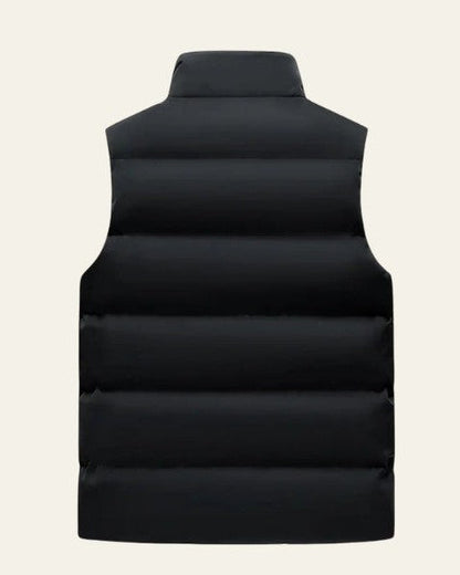Gilet Uomo Trapuntato con Fodera in Pile