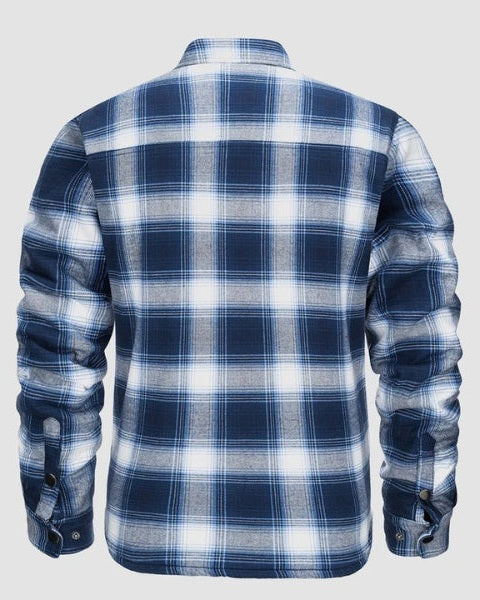 Overshirt Uomo in Flanella Trapuntata