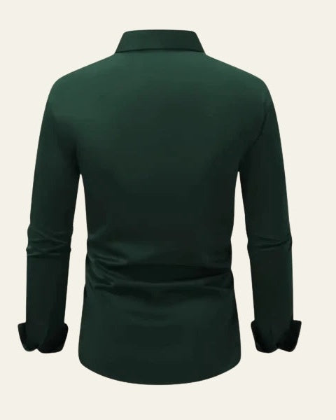 Camicia Uomo Elasticizzata Stretch Superficie Liscia