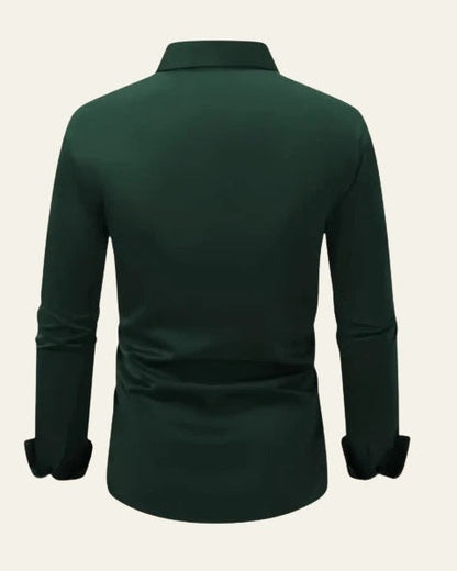 Camicia Uomo Elasticizzata Stretch Superficie Liscia