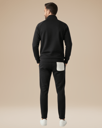 Completo Sportivo Uomo Giacca con Zip e Pantaloni Palestra