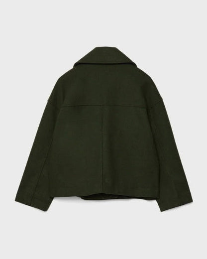 Cappotto Corto Donna Doppiopetto in Lana