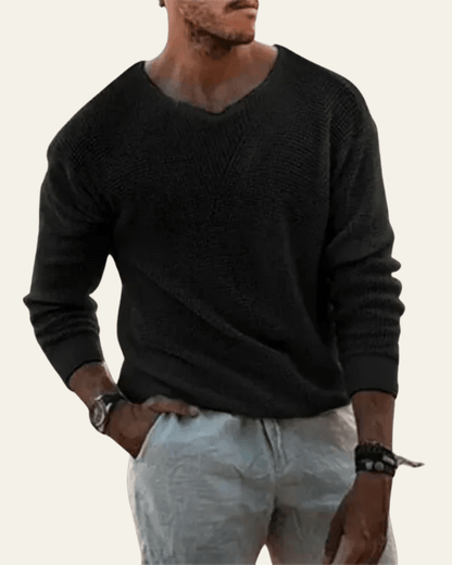 Maglione Uomo in Maglia Morbida di Alta Qualità Comfort