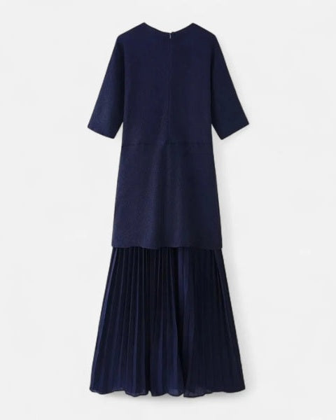 Abito Donna in Maglia Plissettata