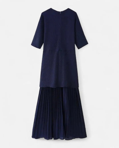 Abito Donna in Maglia Plissettata
