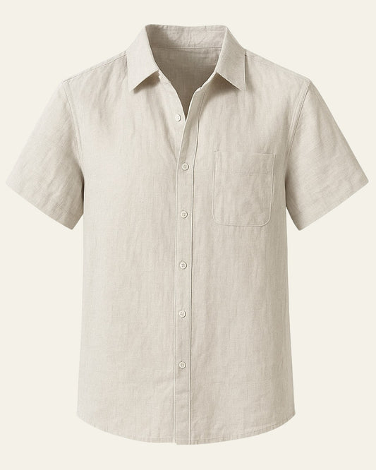 Camicia Uomo da Sera in Misto Lino