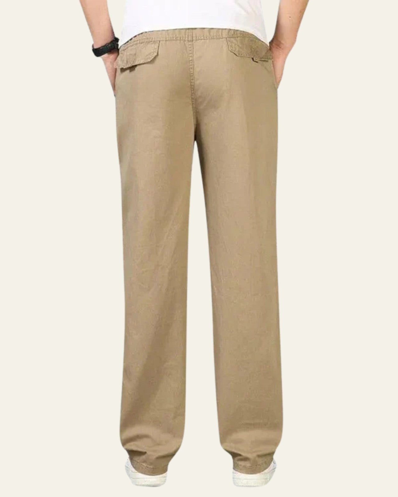 Pantaloni Uomo in Cotone Lino Comodi ed Eleganti Raffinati