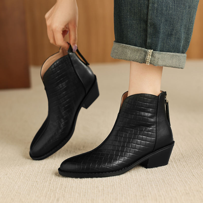 Teresa | Stivali Donna in Pelle Autentica con Plateau Discreto