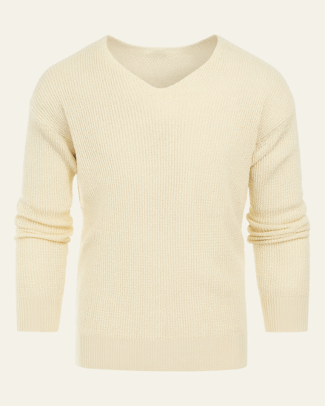 Maglione Uomo in Maglia Morbida di Alta Qualità Comfort