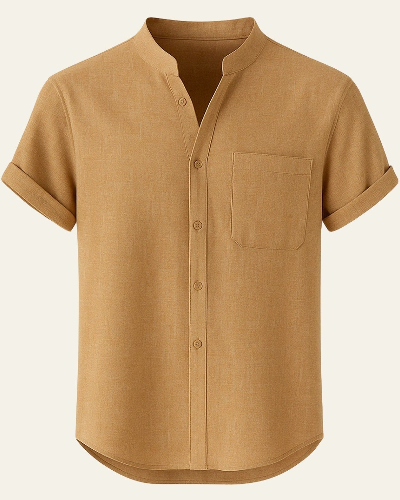 Camicia Uomo da Club Misto Poliestere Lino Raffinata