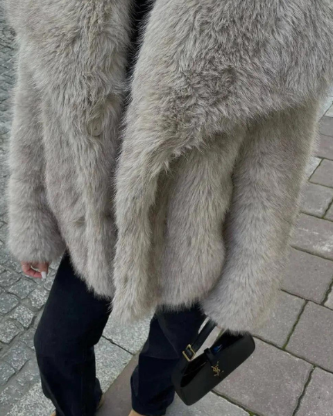 Giacca Donna in Pelliccia Sintetica