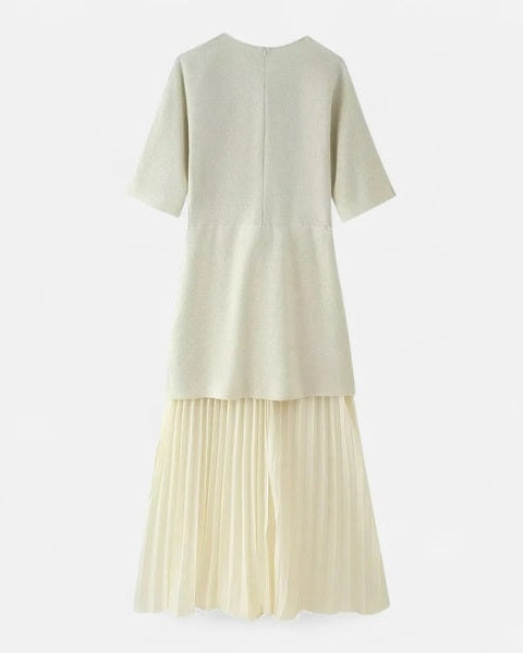 Abito Donna in Maglia Plissettata