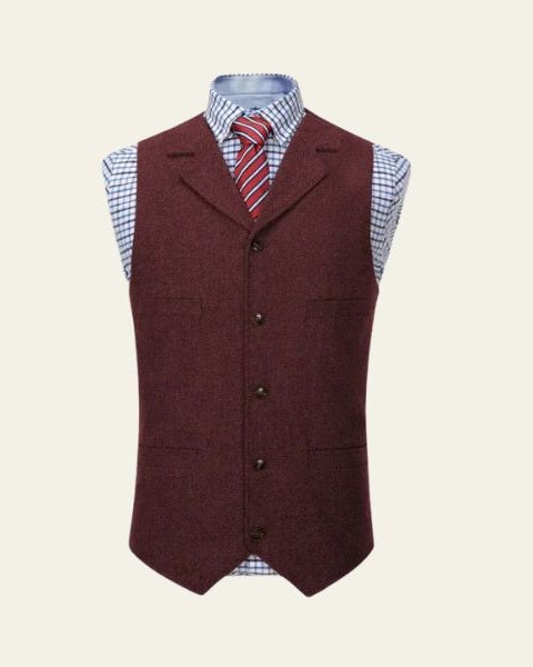 Gilet Uomo in Tweed
