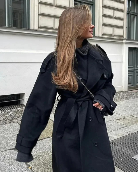 Cappotto Oversize Donna in Lana