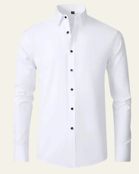 Camicia Uomo in Cotone Superficie Liscia Taglio Sartoriale