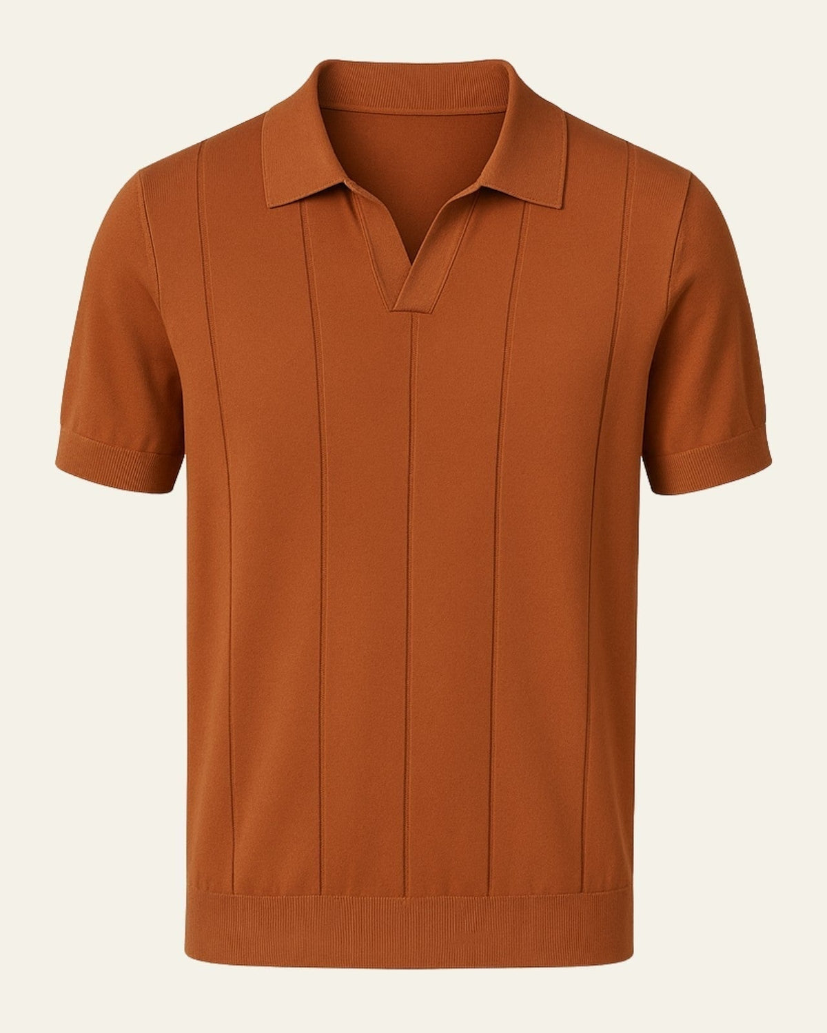 Polo Uomo in Cotone a Coste Casual Morbida Raffinata