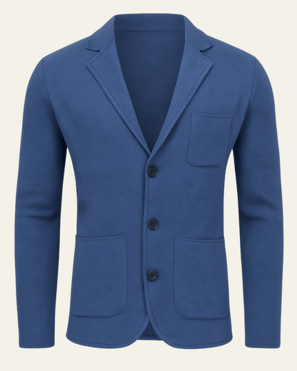 Blazer Uomo in Maglia Premium Slim Fit
