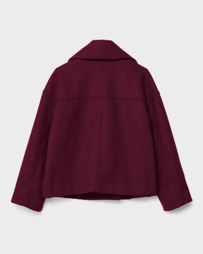 Cappotto Corto Donna Doppiopetto in Lana
