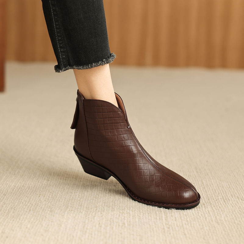 Teresa | Stivali Donna in Pelle Autentica con Plateau Discreto