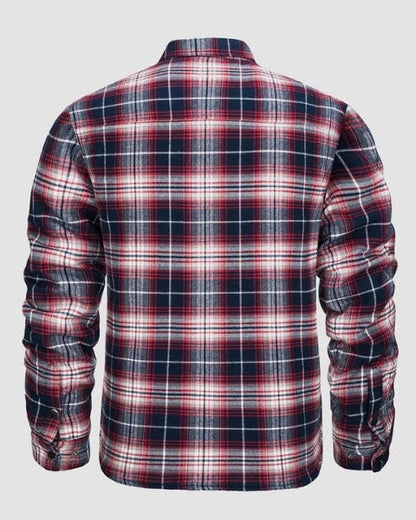 Overshirt Uomo in Flanella Trapuntata