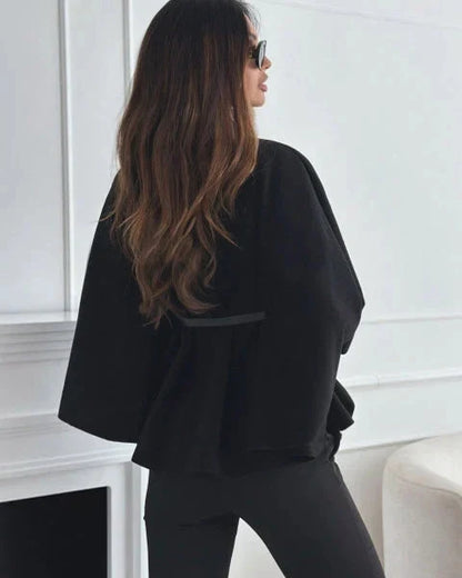 Cappotto a Mantella Donna con Cintura