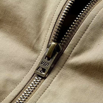 Bomber Uomo Vintage con Zip Metallica