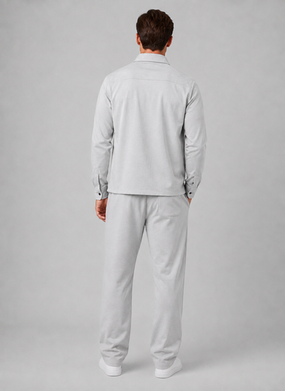 Completo Uomo Overshirt e Pantaloni Casual Coordinato