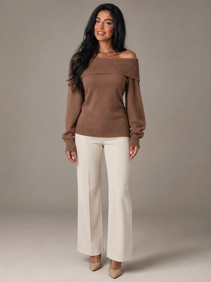Maglione Donna a Spalle Scoperte