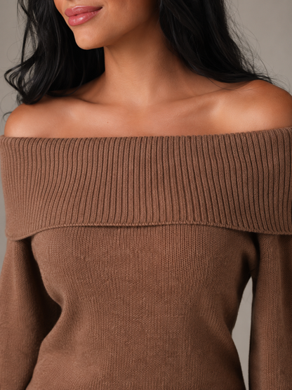 Maglione Donna a Spalle Scoperte