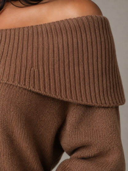 Maglione Donna a Spalle Scoperte